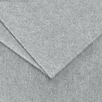 WECKSELBEZUG für Polsterhocker - Webstoff - Hellgrau, Textil (60/40cm) - home24