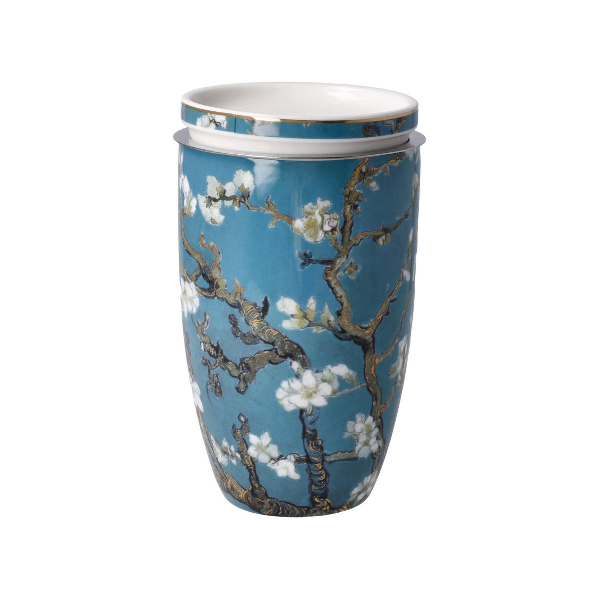 TEETASSE Vincent van Gogh - Mandelbaum, Fine Bone China, Bunt, 450 ml - Multicolor, Keramik (0.45L) - Goebel