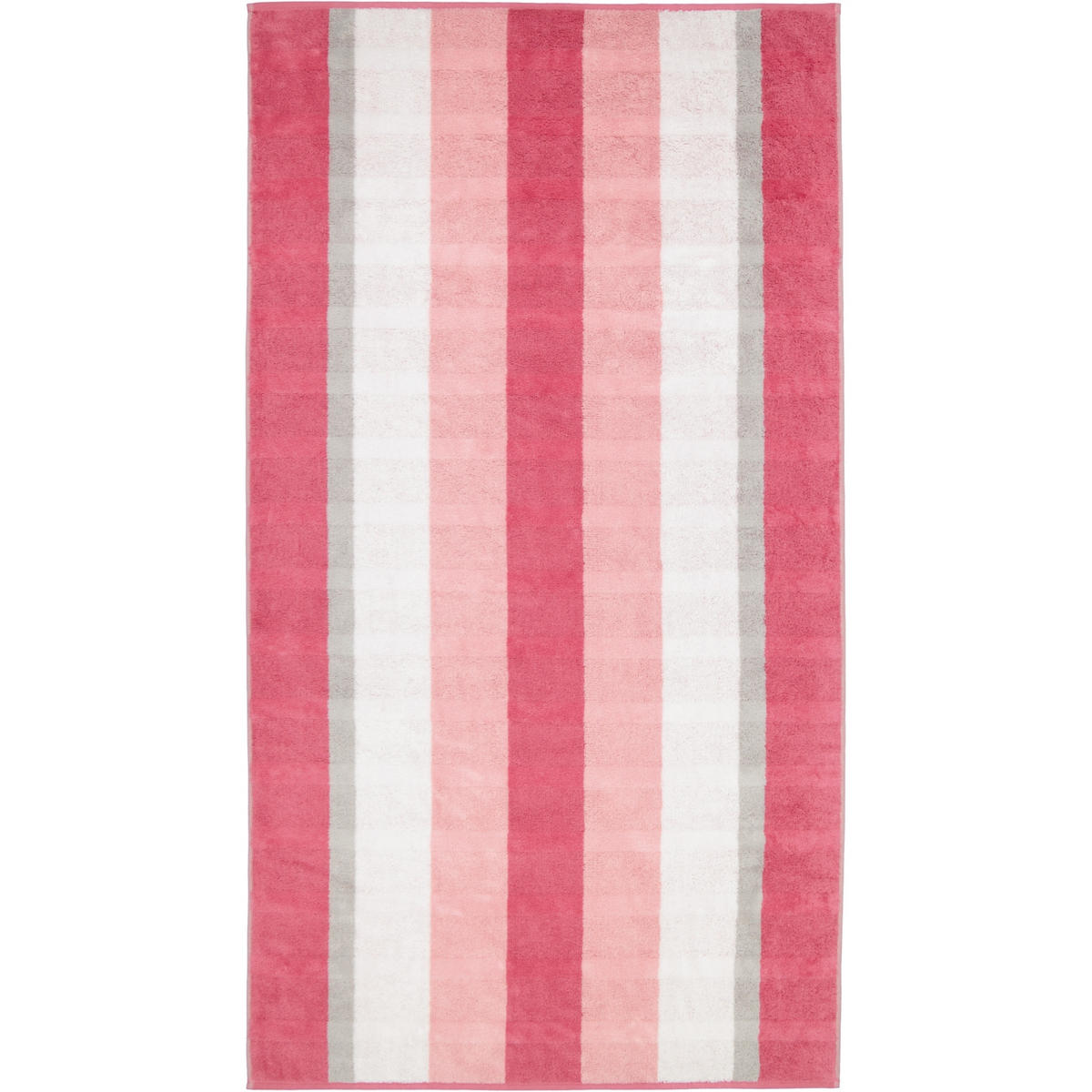 DUSCHTUCH NOBLESSE STRIPE 1087 ALTROSA - 22 - Rosa, Textil (80/150cm) - Cawoe