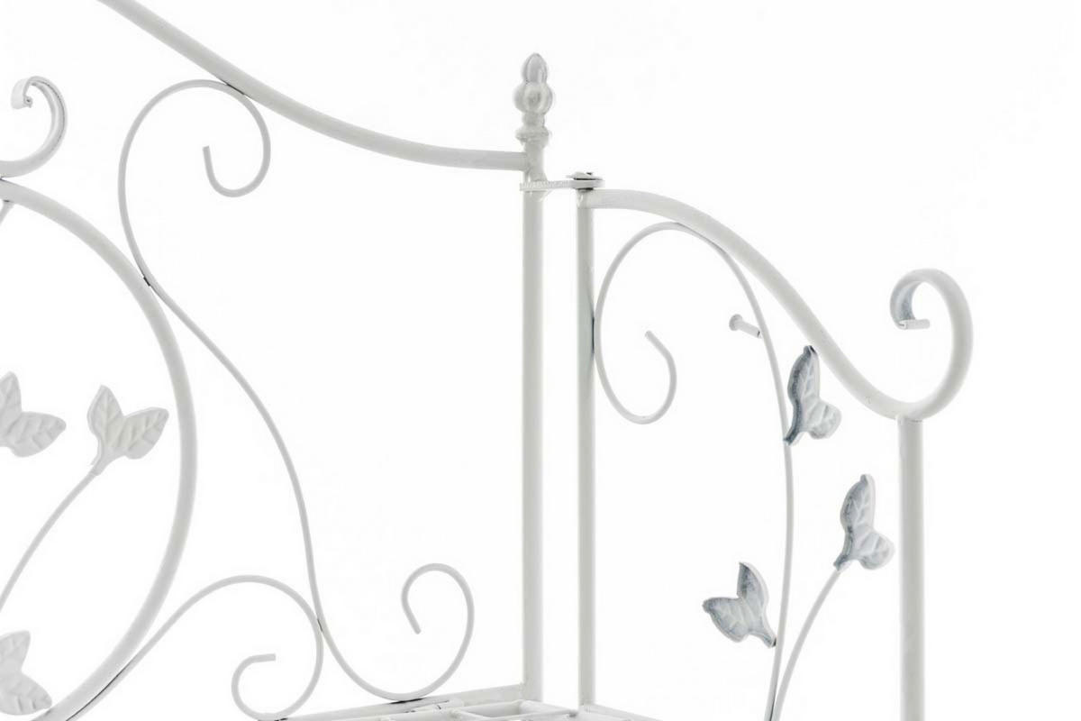 STANDREGAL Remus antik weiß - Weiß, Metall (58/118/33cm) - TPFGarden