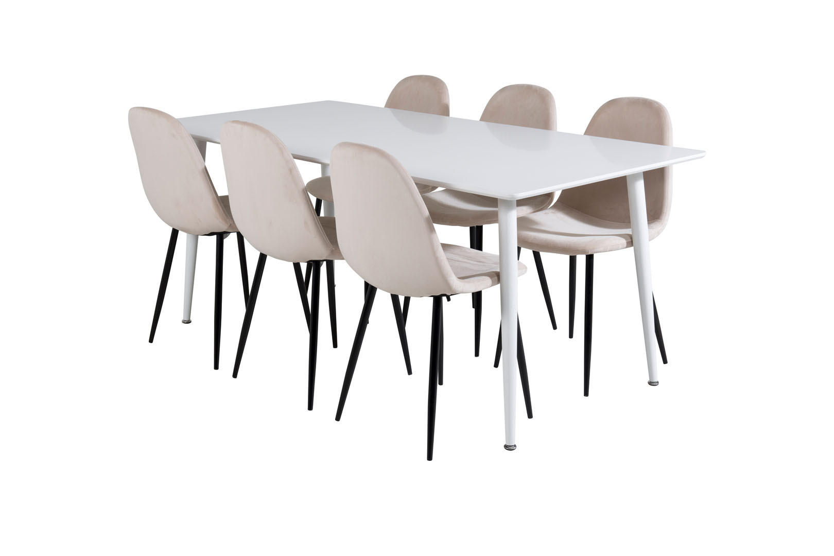 TISCHGRUPPE Beige - Beige, Holzwerkstoff (90/75/180cm) - ebuy24