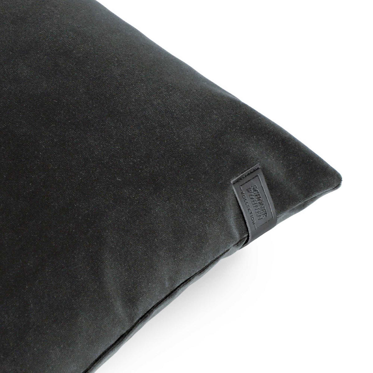 KISSENHÜLLE SOUL - Anthrazit, Textil (45/45cm) - Schöner Wohnen
