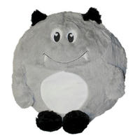 KUSCHELKISSEN Monster 45 cm Plüsch Kissen Grau - Grau, Textil (40/45cm) - TiborTex