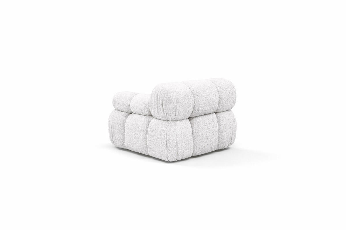 MODUL Seitlich, Für Modulares System, Stoff Abriamo, Ecru, Rechts, Selia - Ecru, Holz (95/70/95cm) - Kaiser Möbel