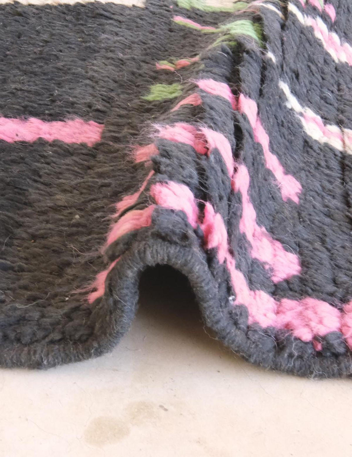 BERBERTEPPICH aus reiner Wolle 74x 344 cm - Pink, Naturmaterialien (74/344cm) - AFK Living