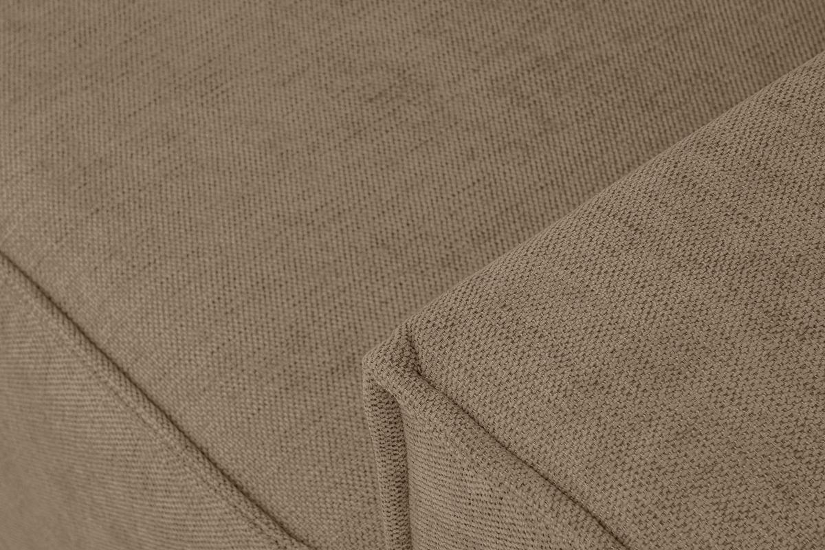 3-SITZER-SOFA NAPI II mit Schlaffunktion, hellbraun - Hellbraun, Textil (244/89/101cm) - KONSIMO®