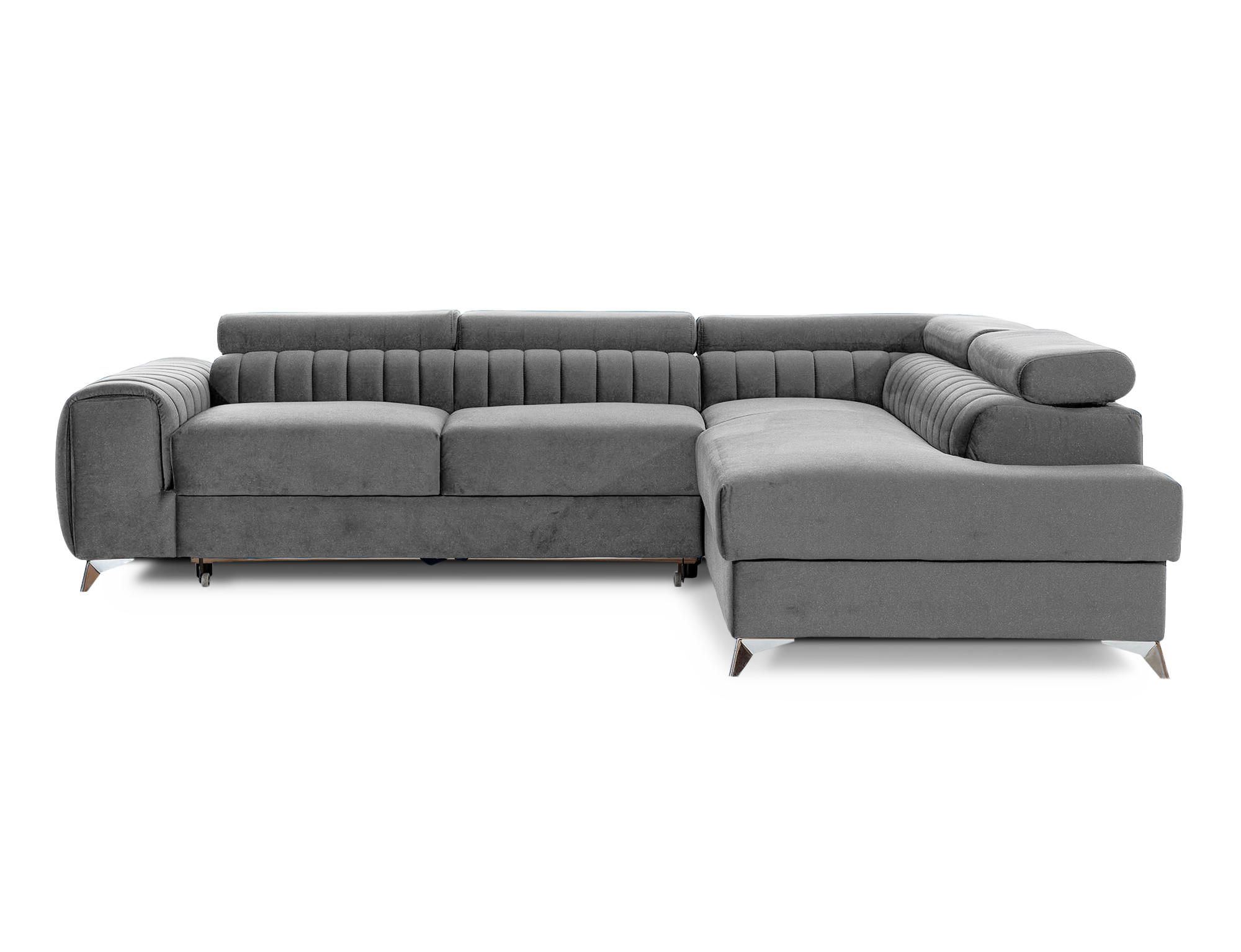 Wohnideebilder Ecksofa Grau 278x205 cm