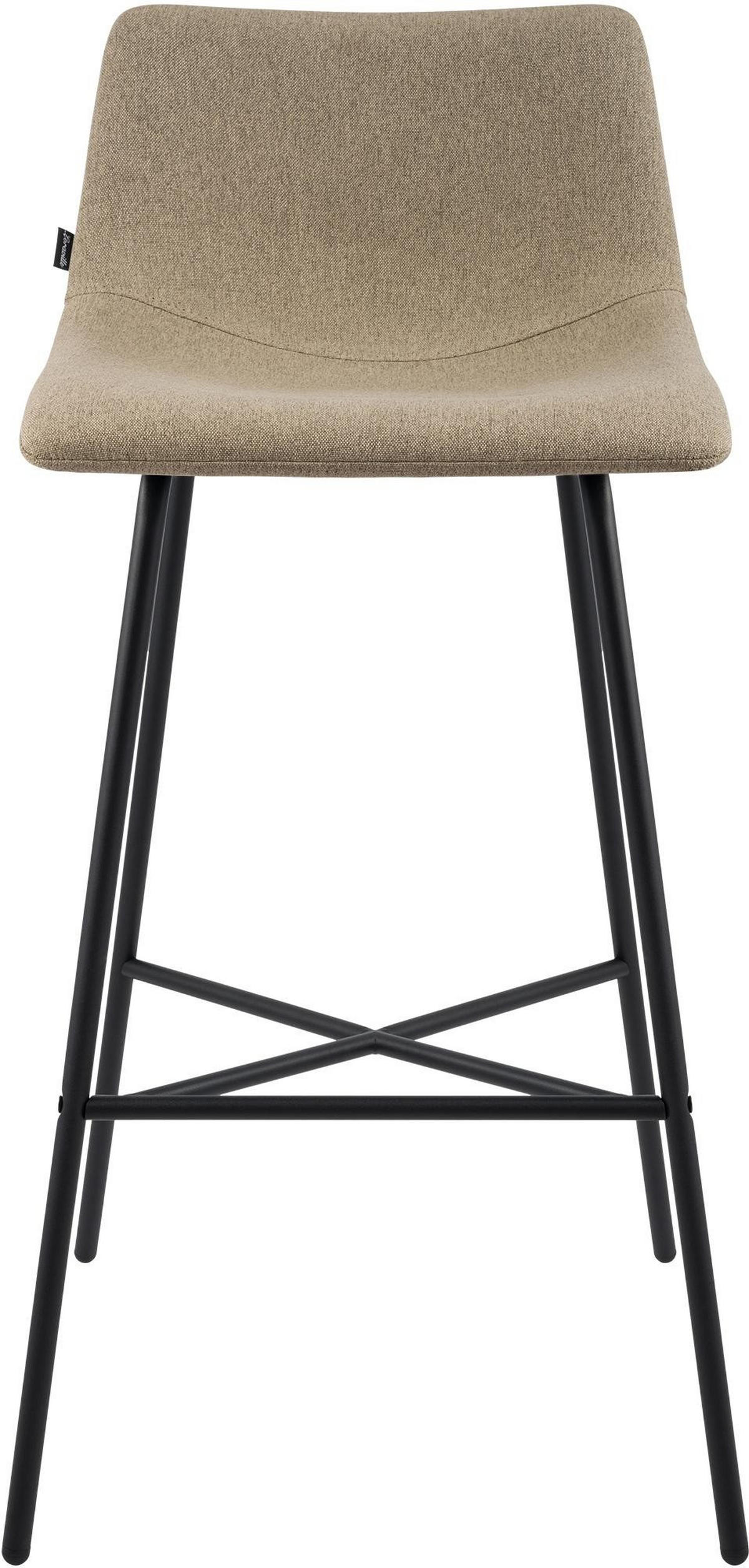 BARHOCKER Altona 98x44x49 cm taupe - Taupe, Metall (44/98/49cm) - furnicato
