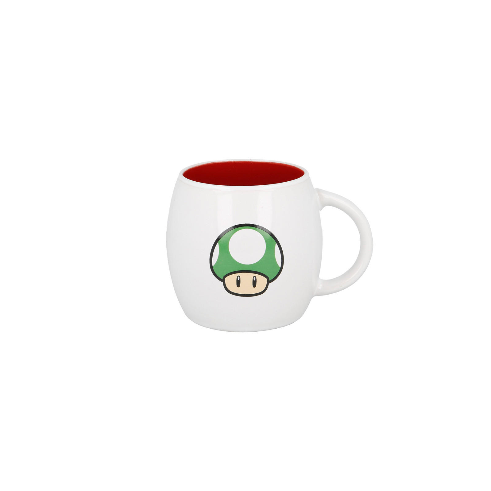 KINDERBECHER PILZ Super Mario weiß 380 ml - Weiß, Keramik (0.001L)