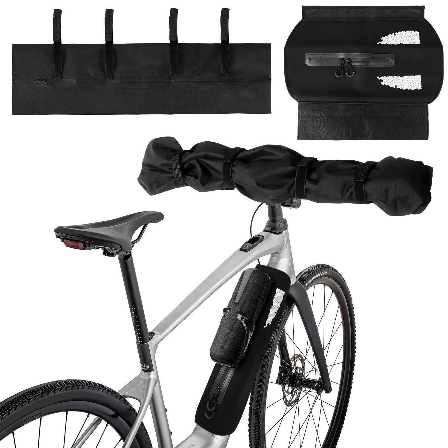E-BIKE Schutzhüllen Set - Schwarz, Textil (35.7/29.5/90cm)