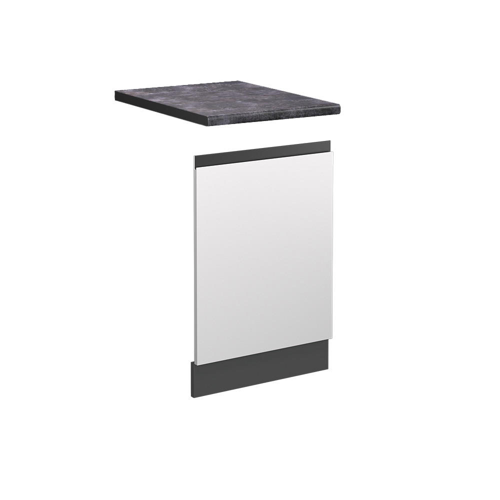 FRONTPANEL R-Line Vit 45 cm , AP Antracit Vit, Antracit 67.4/45/60 cm