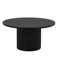 TISCH Schwarz Riko Rund 90 cm - Schwarz, Holzwerkstoff (90/90/42cm) - Sepro Meble