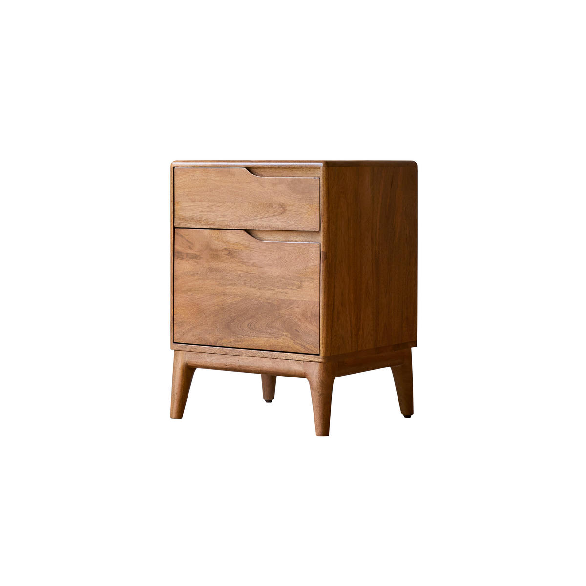 KINDER-NACHTTISCH Gabrielle Braun aus Mango - Braun, Holz (45/63/40cm) - Tikamoon
