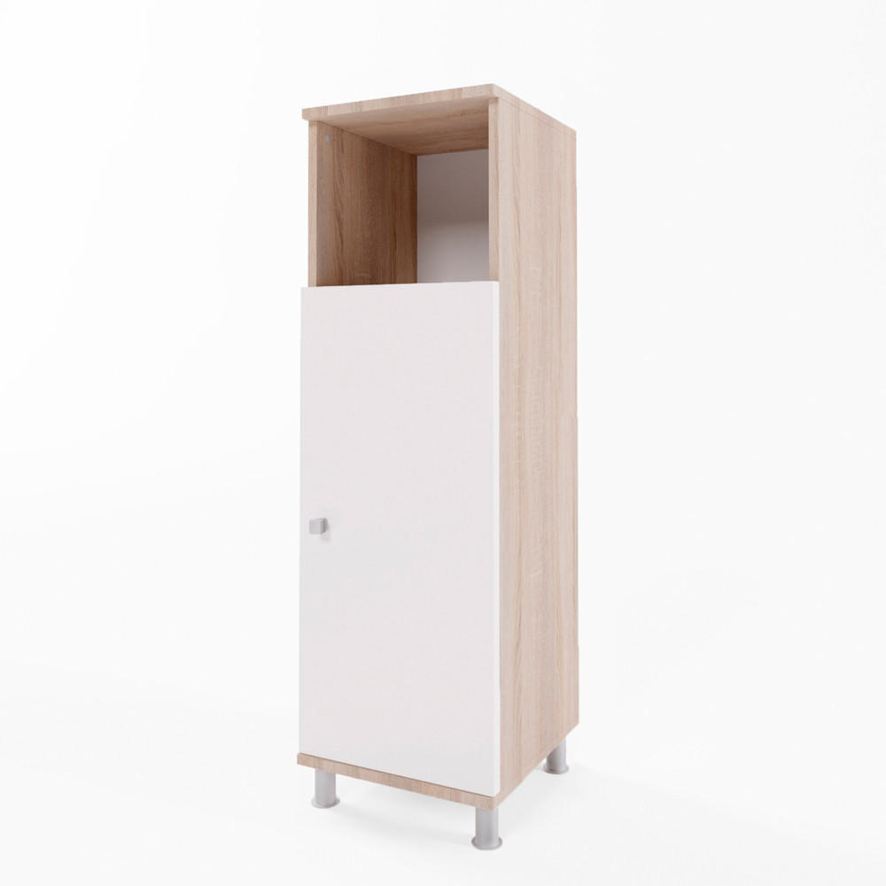 MIDI-SKÅP Fynn Sonoma/Vit 30x95 cm Sonoma ek, Vit 95/30/30 cm