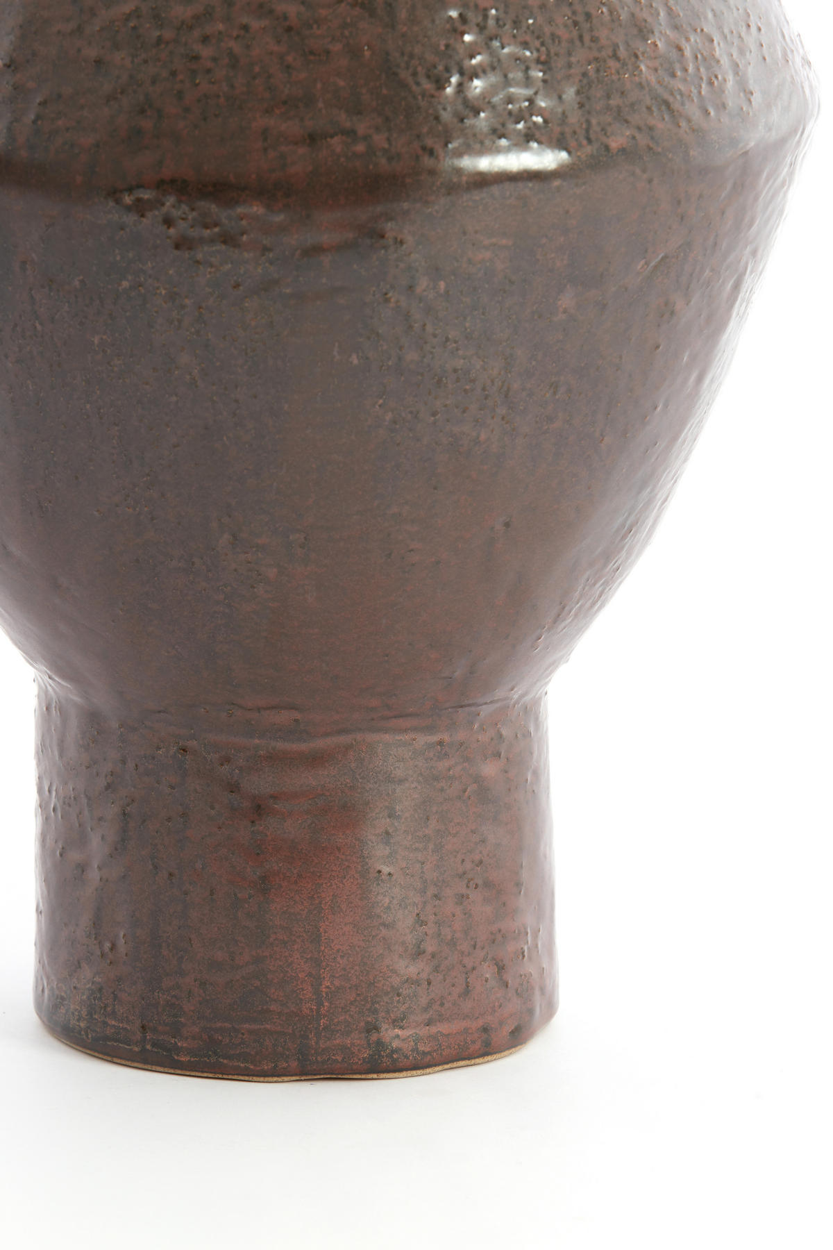 VAZE Vasora Braun 29/29/41 cm - Braun, Keramik (41cm) - Light & Living