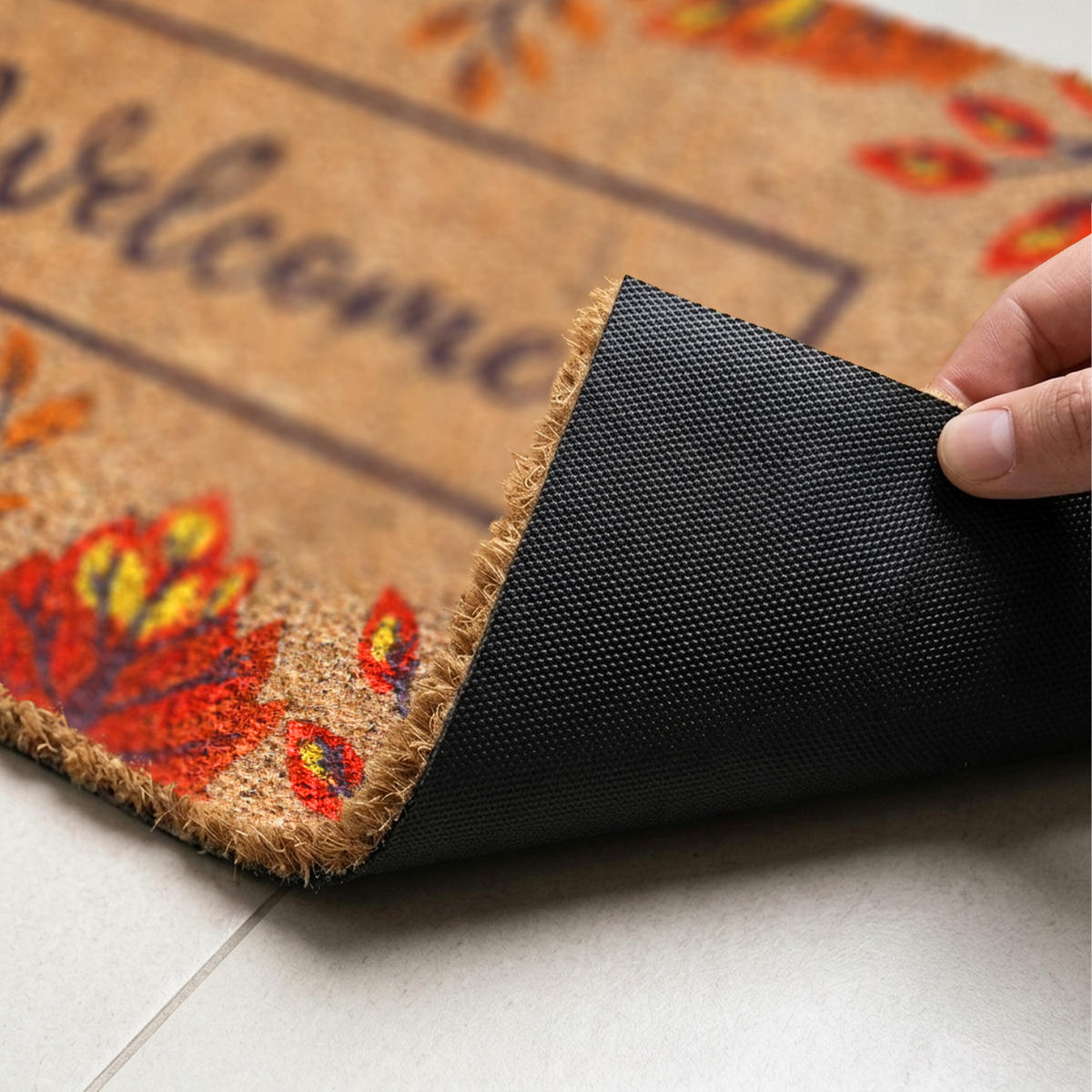 ROHOŽ - viacfarebná, textil/plast (60/40cm) - Relaxdays