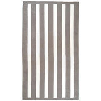 STRANDTUCH Frottee Samt Jacquard Beige 100x175 470g/m² - Bahia Taupe - Beige, Textil (100/175cm) - LE COMPTOIR DE LA PLAGE