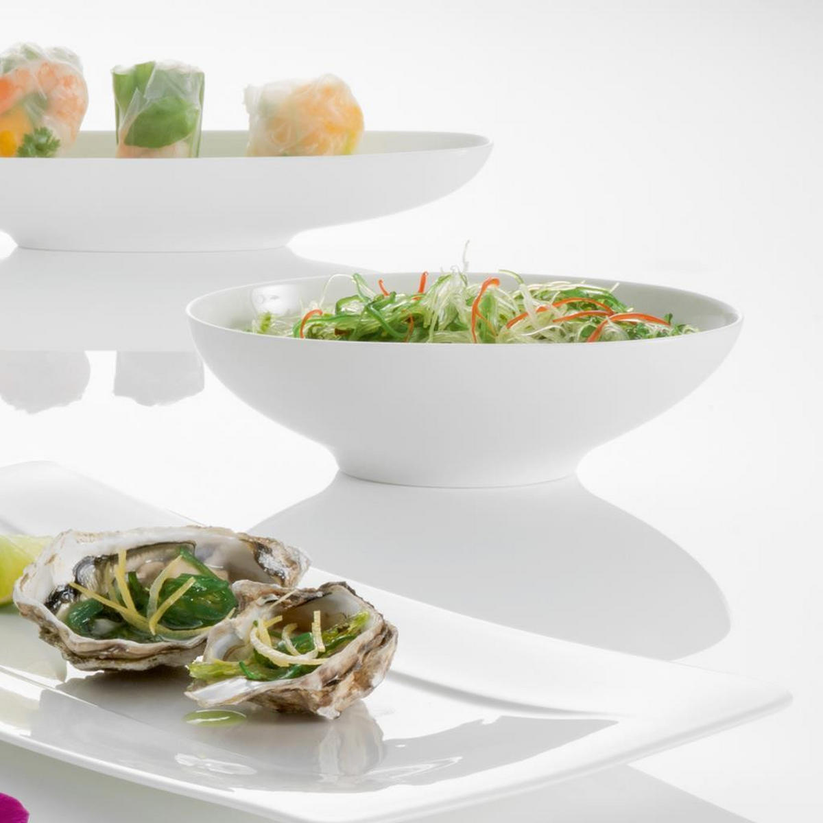 FRÜHSTÜCKS-SET Modern Grace weiß 18er Set - Weiß, Keramik (2/2/2cm) - Villeroy & Boch