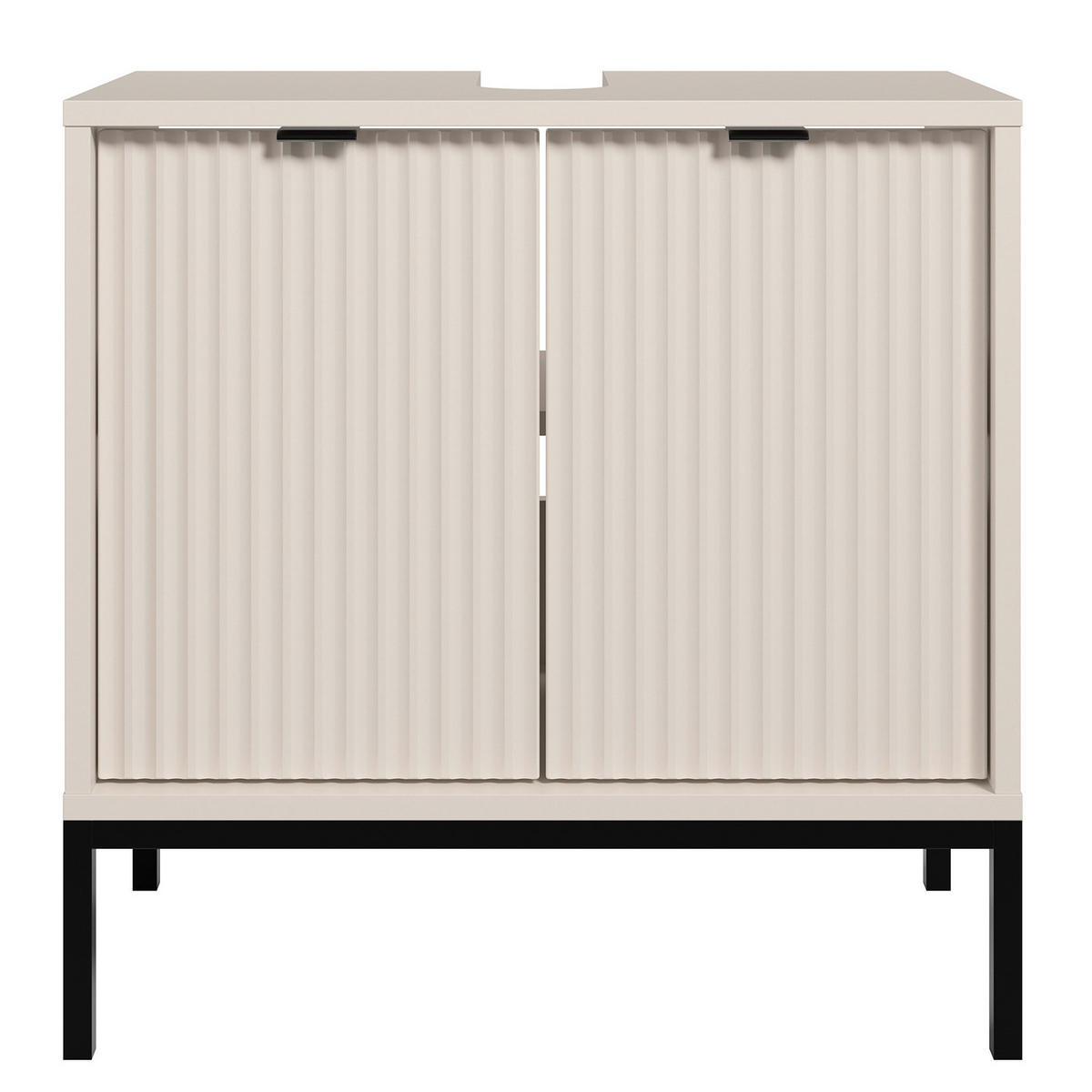 WASCHBECKENUNTERSCHRANK - Kaschmir, Holzwerkstoff (60/60/32cm) - home24