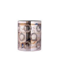 WINDLICHT Karga Gold 20/20/24cm - Goldfarben, Glas (20/24/20cm) - PTMD Collection