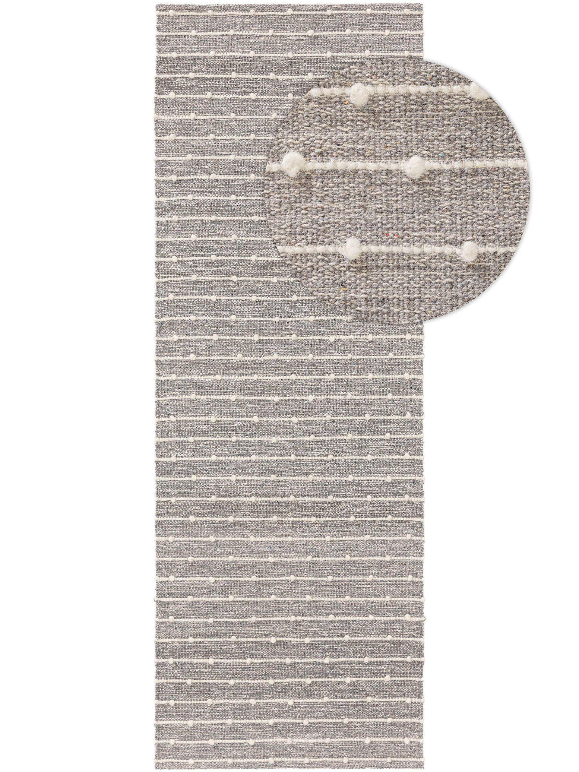 LÄUFER Lupo Grau 70x200 cm - Grau, Textil (70/200cm) - Lytte