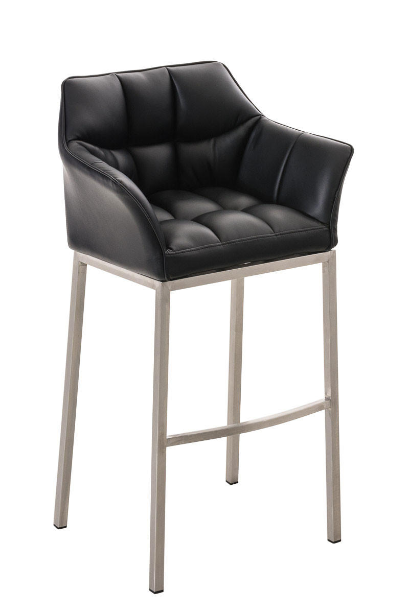 Deluke Barhocker Schwarz 64x110x48 cm