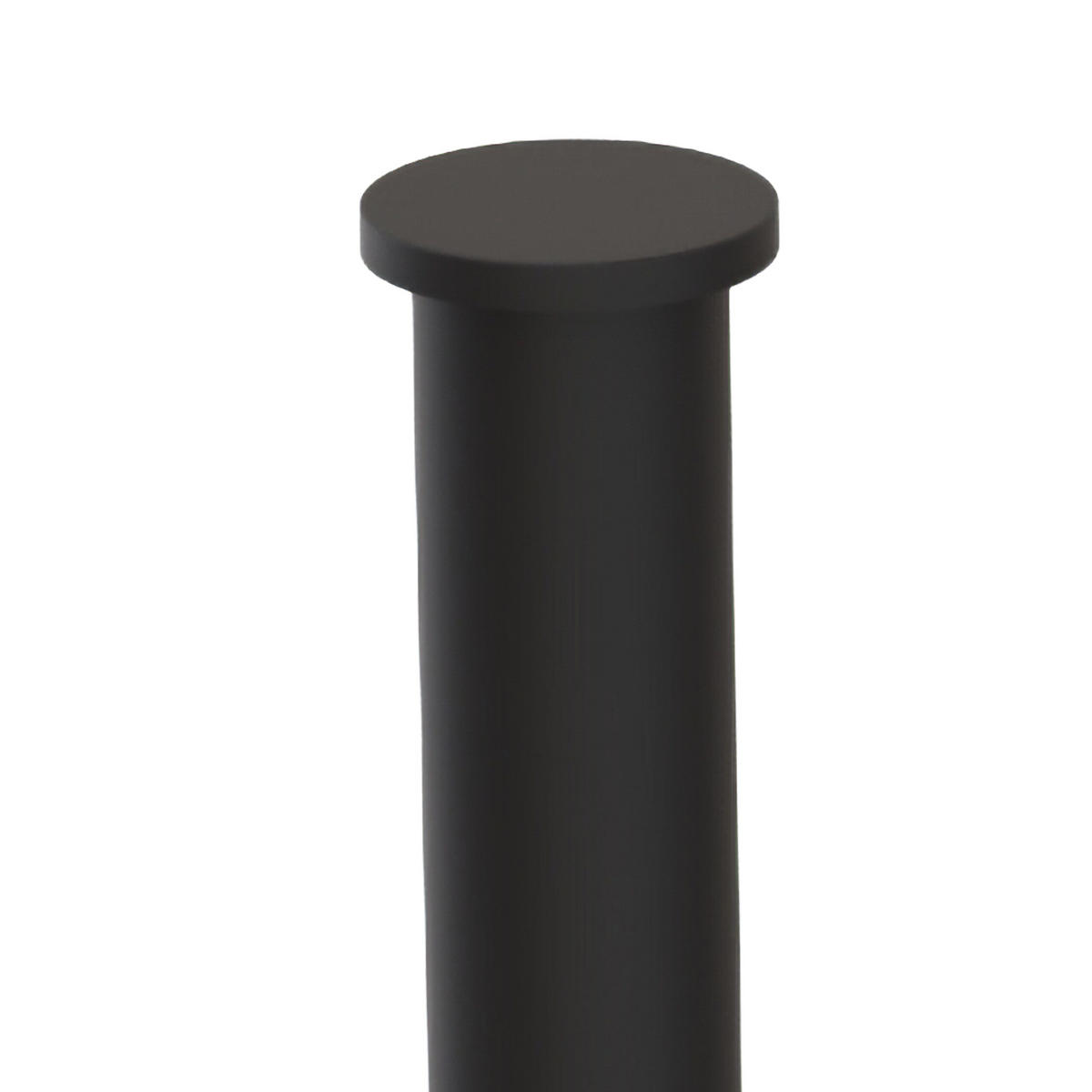 TOILETTENPAPIERHALTER - Schwarz, Kunststoff/Metall (28/27/10.5cm) - Relaxdays