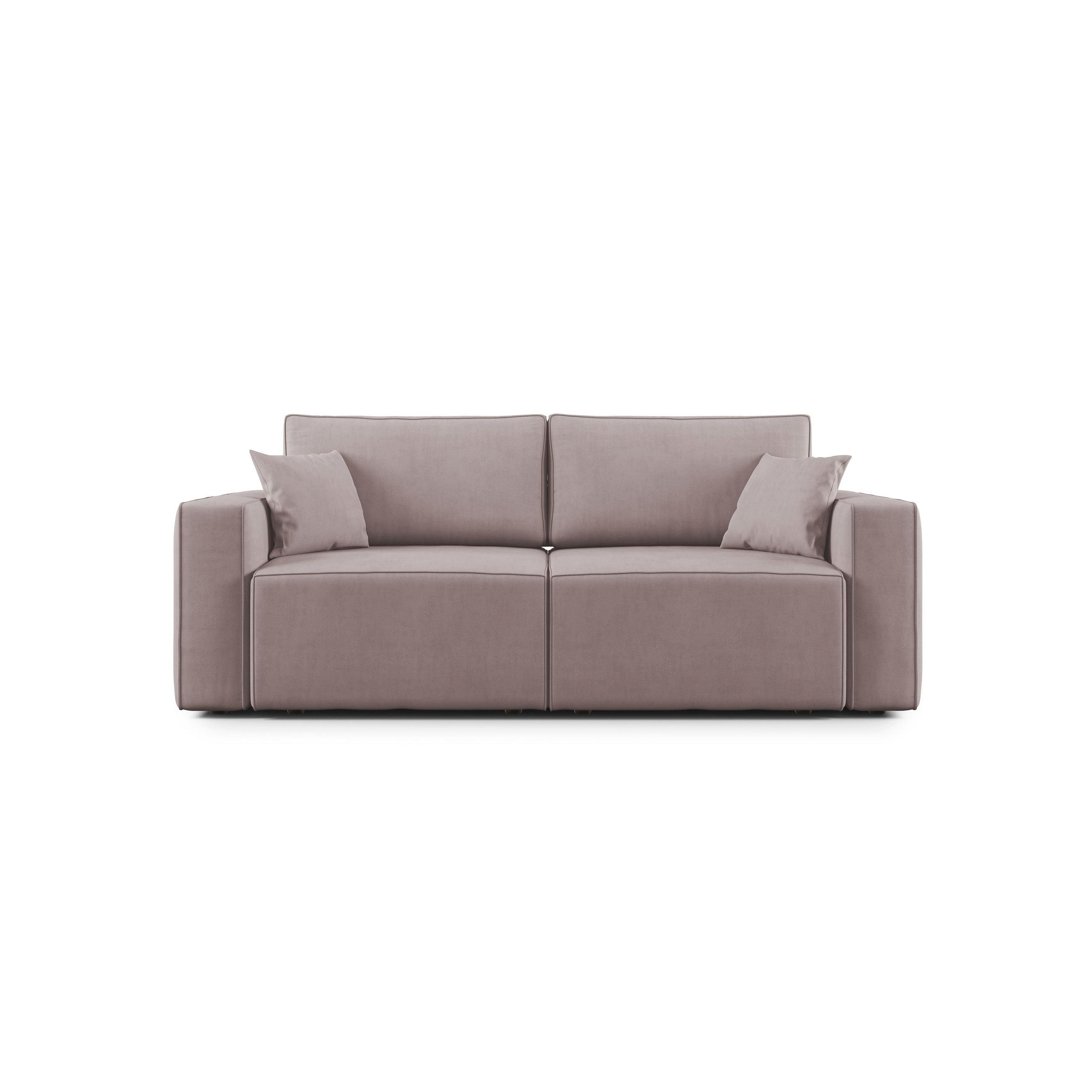 LINEARSOFA Morfeo - Rosa, Textil (215/86/99cm) - Divani.store