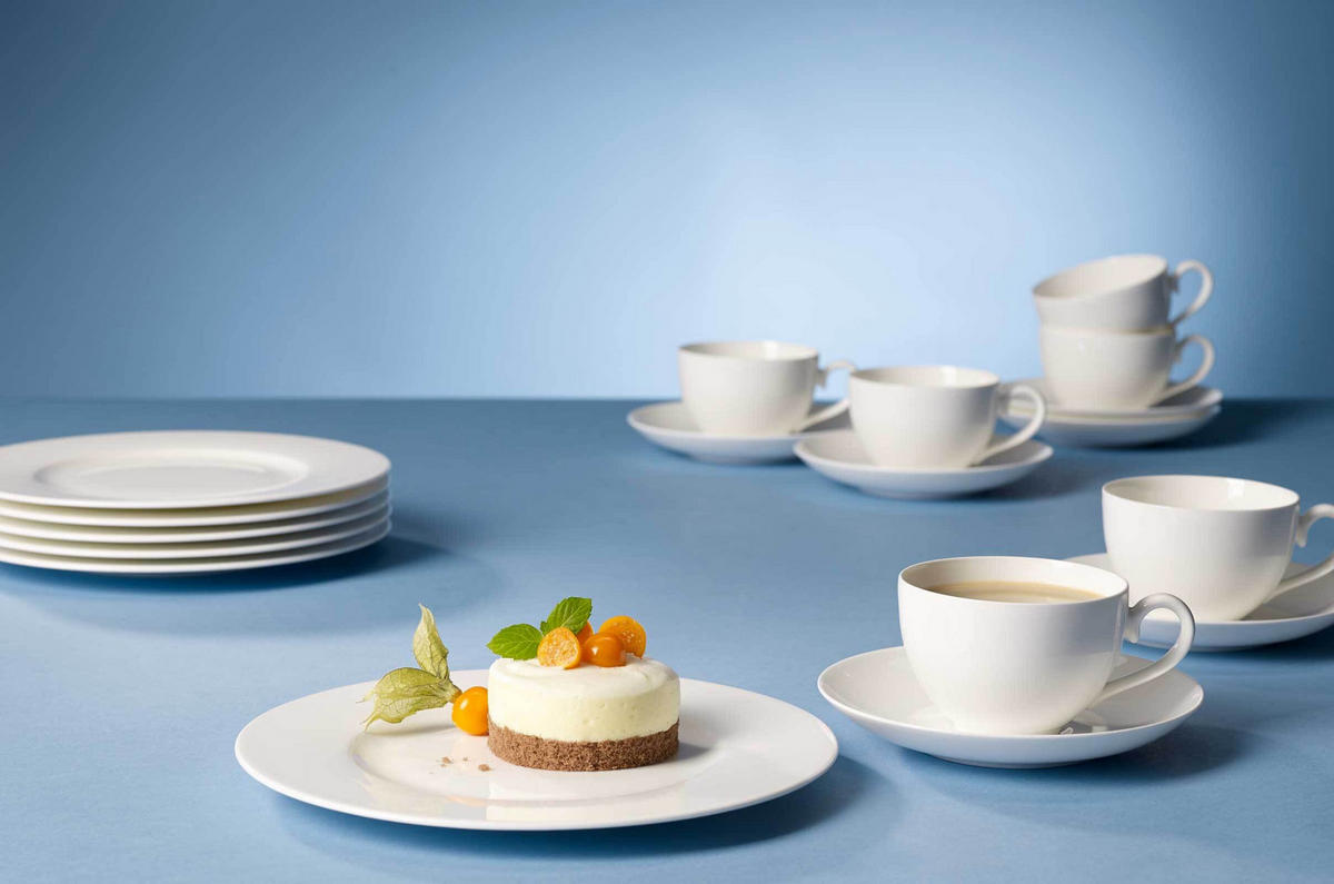CAPPUCCHINO-SET Royal weiß 18er Set - Weiß, Keramik (1/1/1cm) - Villeroy & Boch