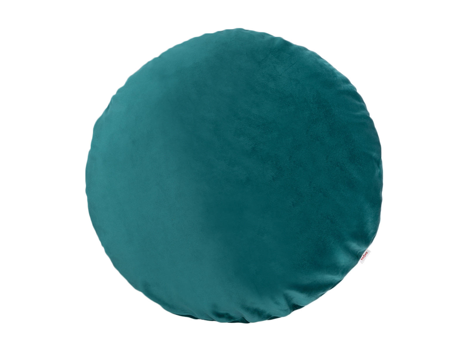 KISSENHÜLLE Rund Samt&Sonders petrol 60 cm Ø - Petrol, Textil (60/60cm) - beties Heimtextil