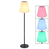 LED WEGELEUCHTE Metall Schwarz Weiß - Schwarz, Kunststoff (34/34/150cm) - Globo Lighting