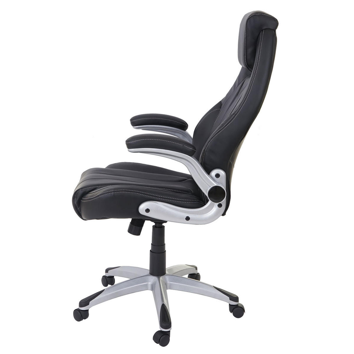 BÜROSTUHL Schwarz - Schwarz, Textil (68/128/80cm) - MCW