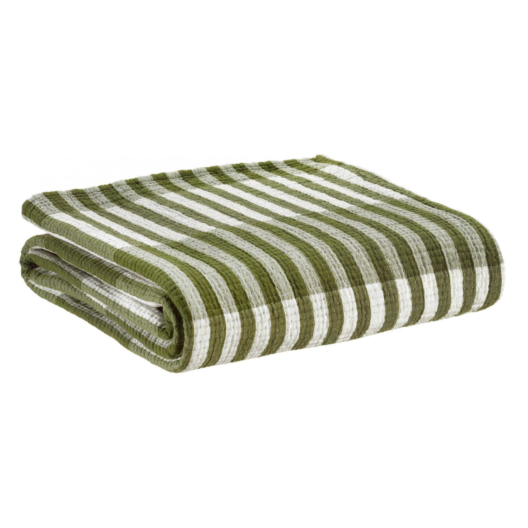 Vivaraise Plaid Olivgrün 137x180 cm