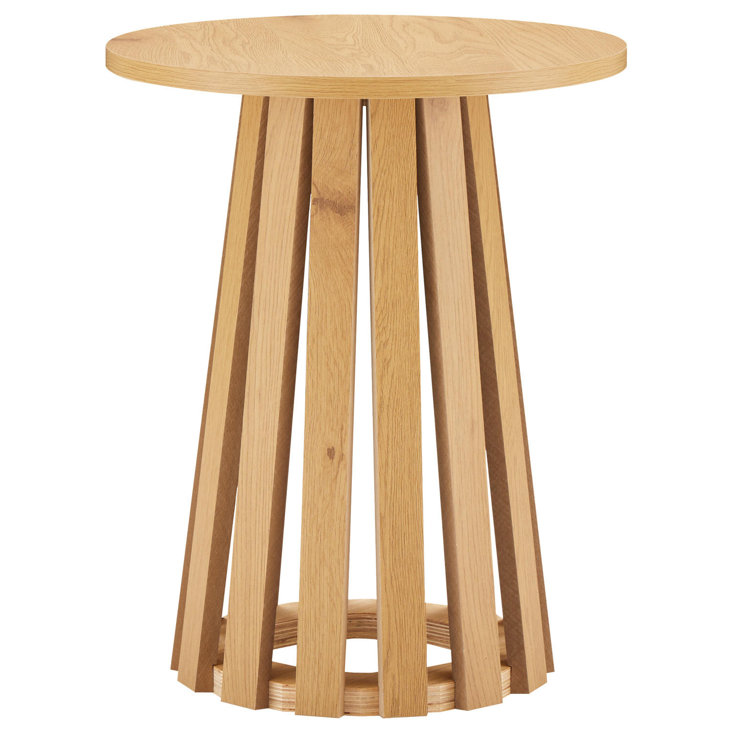 BEISTELLTISCH Liv - Braun, Holzwerkstoff (45/45/55cm) - Happy Garden