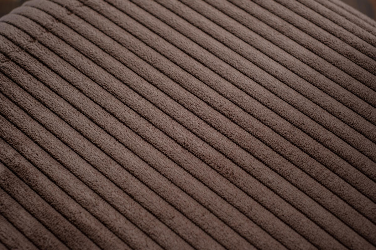 ESSZIMMERSTUHL LENA Braun Cord (1er-Set) - Dunkelbraun/Braun, Textil (54/78/53cm) - KAWOLA