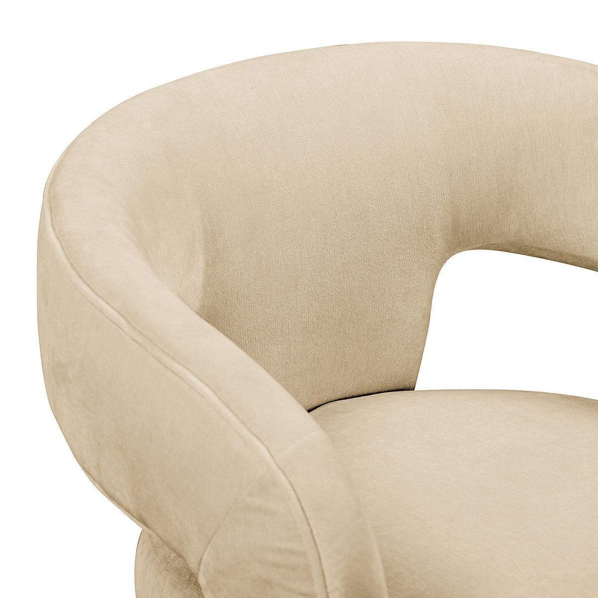 ARMLEHNENSTUHL - Beige, Textil (64/75/60cm) - home24