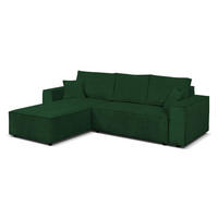 ECKSOFA Passio L-Form mit Schlaffunktion und Bettkasten 275 cm grün - Grün, Kunststoff (275/190cm) - Margaret Hadas24