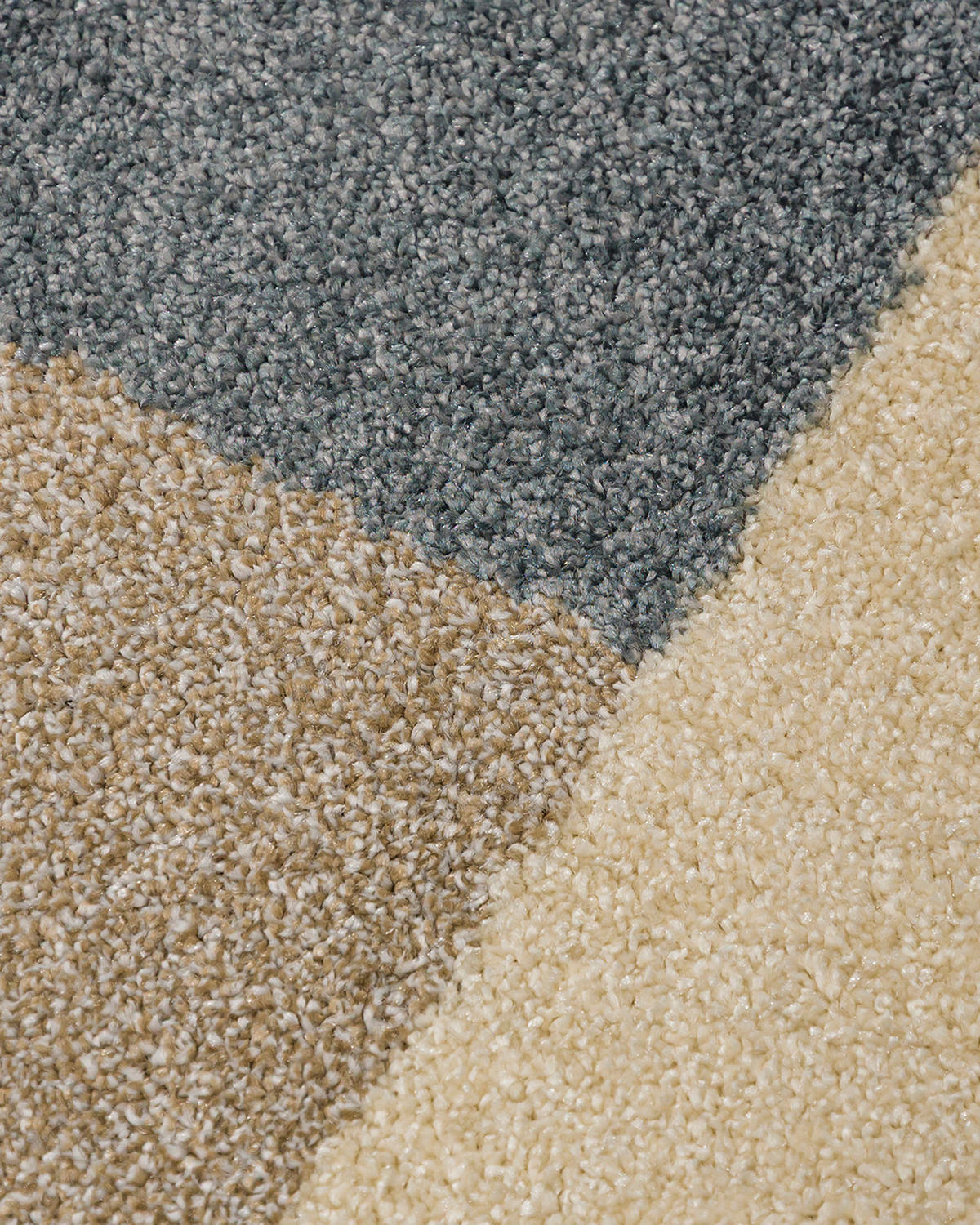 TEPPICH Beige Geometrisch In-Outdoor Pflanzlich Kurzflor Rechteckig 120 x 170 cm - Terracotta/Hellblau, Textil (120/170cm) - Mazovia