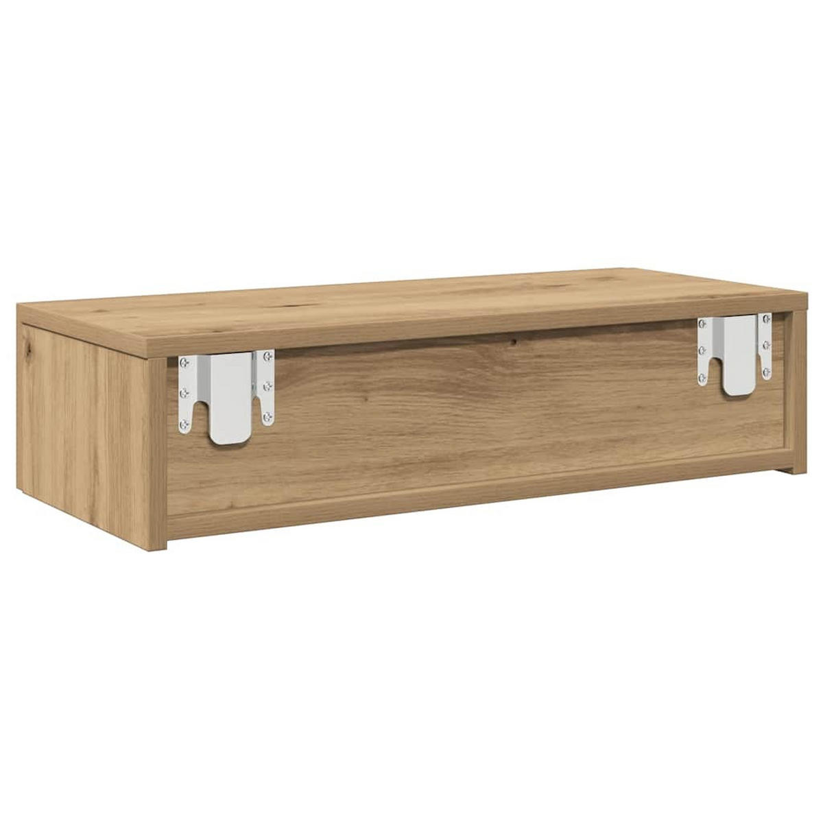 WANDREGAL Mit Schubladen Artisan-Eiche 60/26,5/15 Cm - Braun, Holzwerkstoff (26.5/15/60cm) - vidaXL