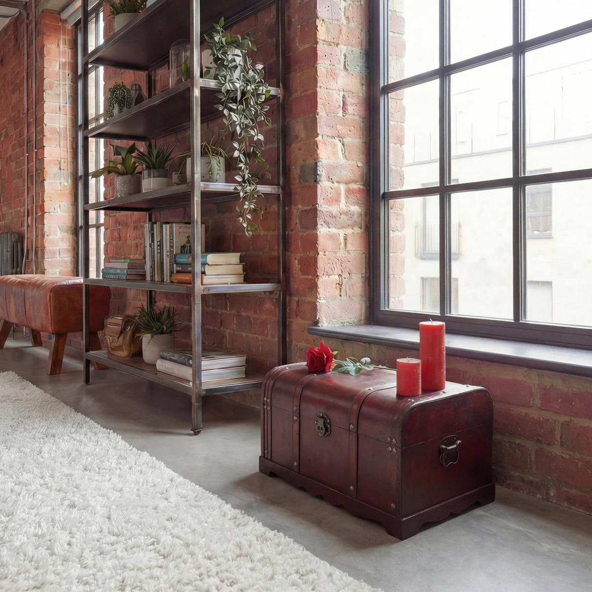 HOLZTRUHE Braun - Braun, Holz (57/30/29cm) - MCW