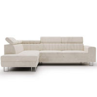 ECKSOFA Berona Beige Links - Beige, Holz/Textil (255/190cm) - Graingold