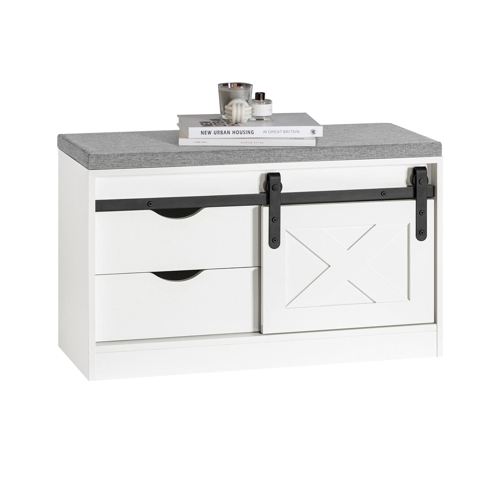 SKOHYLLA Vit 49x80x30cm 49/80/30 cm