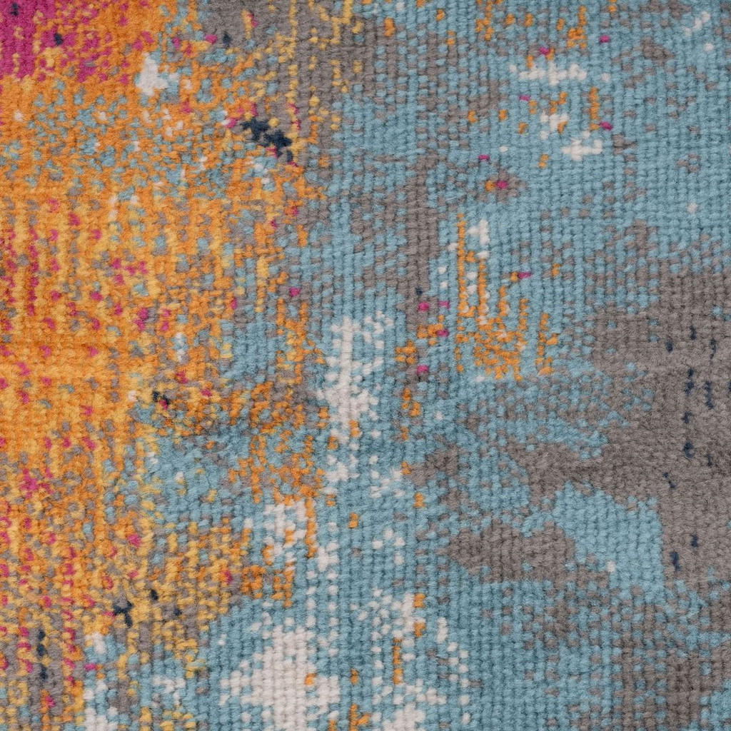 Thumbnail - Kukoon Rugs Webteppich, Orange, Textil, Abstrakt, Rechteckig, 120x170 cm, in verschiedenen Größen erhältlich, schmutzabw...