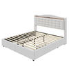 BETT beige 200/166/110 cm - Beige, Textil/Metall (160/200cm) - Urban Meuble
