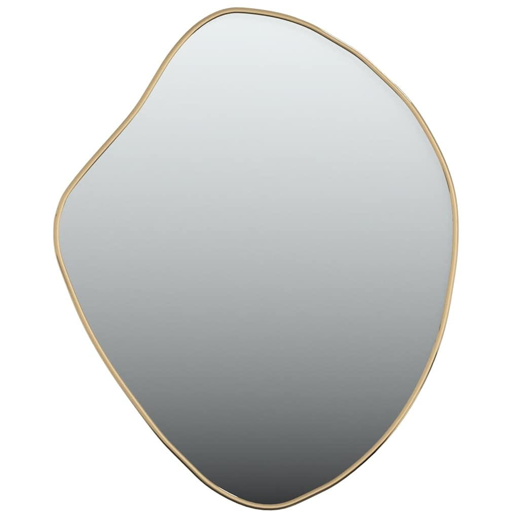 WANDSPIEGEL Golden 60/50 Cm - Goldfarben, Glas (50/60/60cm) - vidaXL