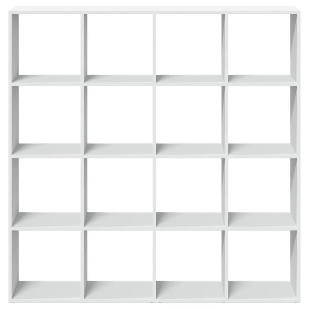 BÜCHERREGAL Weiss 137,5/29/137,5 Cm Holzwerkstoff - Weiß, Holzwerkstoff (29/137.5/137.5cm) - vidaXL