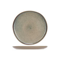 COSY & Trendy Dinerplatten Onna Sand-Grün ø 27 cm - 6 Stück - Grün, Keramik (27/27/2cm) - Cosy & Trendy