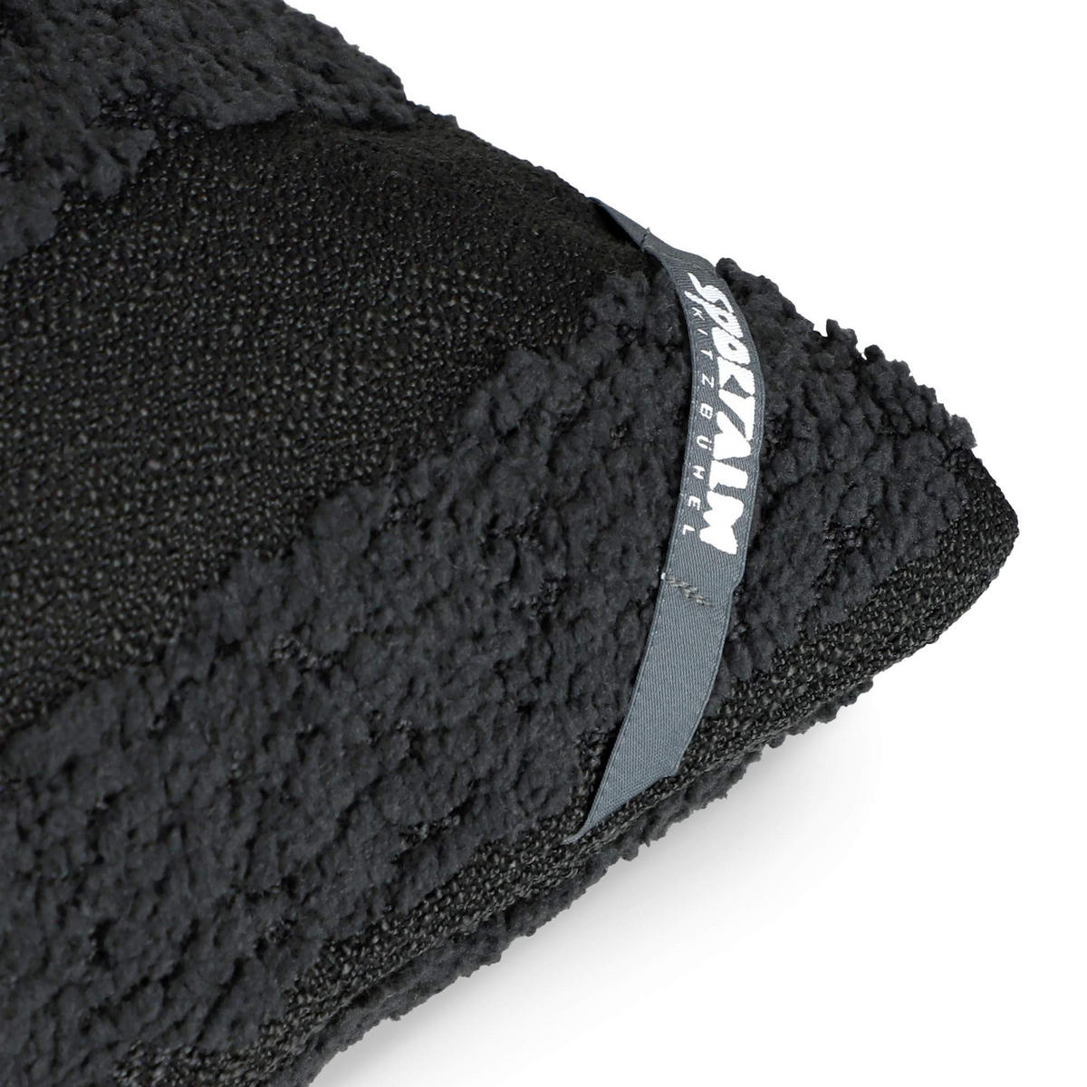 ZIERKISSENHÜLLE SOFT STRIPE - Anthrazit, Textil (58/38cm) - Sportalm Kitzbühel
