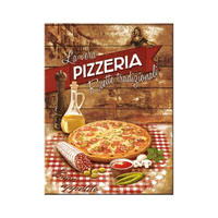 MAGNET 6/8 cm Home & Country Pizzeria La Vera - Multicolor, Metall (6/8/0.1cm) - Nostalgic-Art