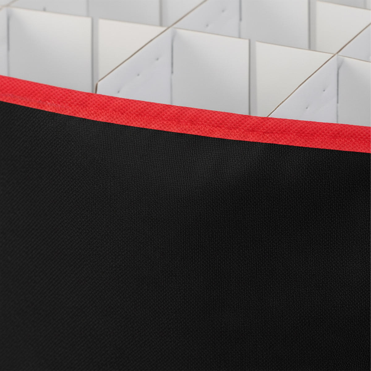 WEIHNACHTSKUGEL-AUFBEWAHRUNGSBOX - Schwarz, Wellpappe/Kunststoff (33/33/33cm) - Relaxdays